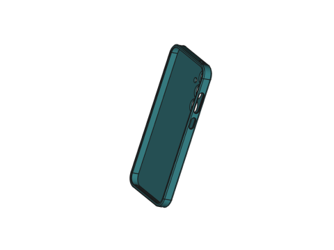 Samsung Galaxy A55 phone case Model do druku 3D