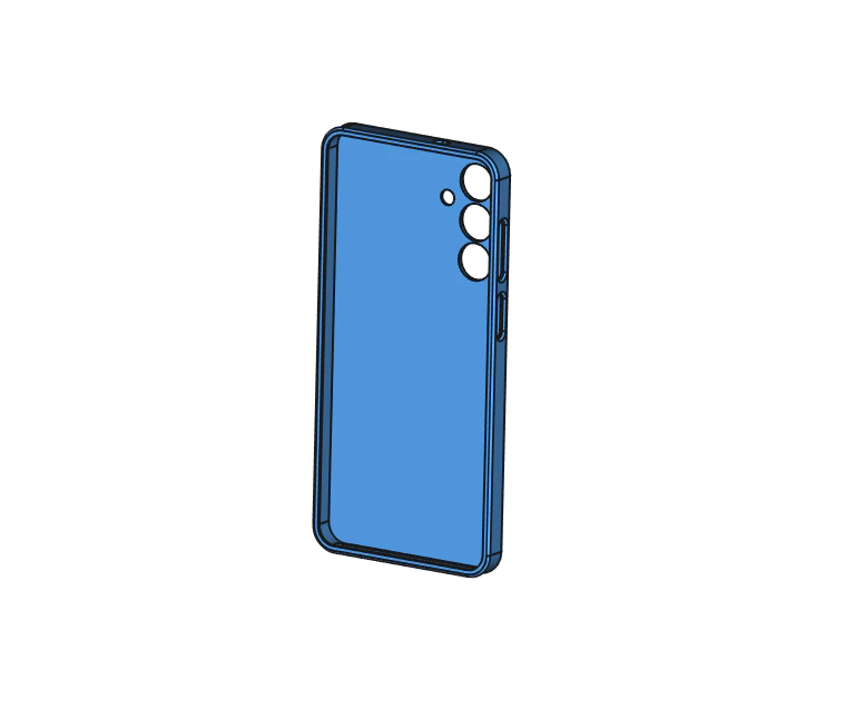 Samsung Galaxy M55 case 3D Print Model .c4d .max .obj .3ds .fbx .stl .blend 