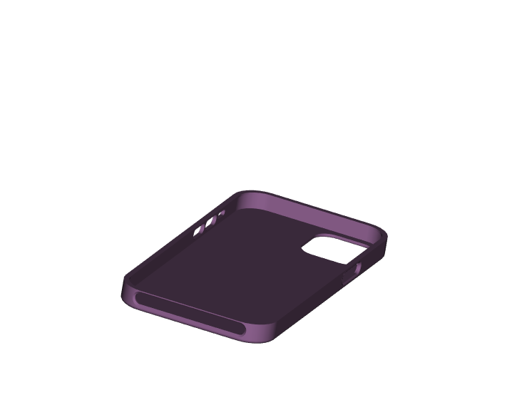 Apple iPhone 15 Plus Phone Case Model do druku 3D .c4d .max .obj .3ds .fbx .stl .blend 