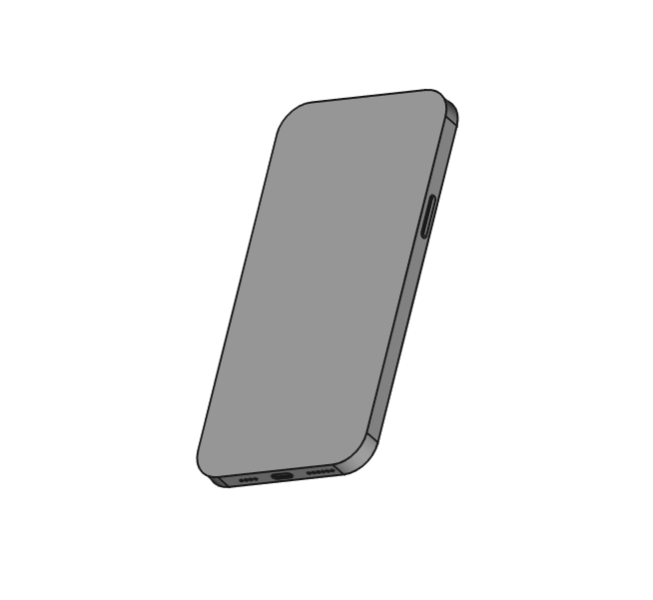 Modle CAO de liPhone 13 Pro Max 3D Принт Модель .c4d .max .obj .3ds .fbx .stl .blend 