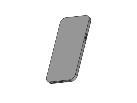 Modle CAO de liPhone 13 Pro Max Modelo de Impressão 3D