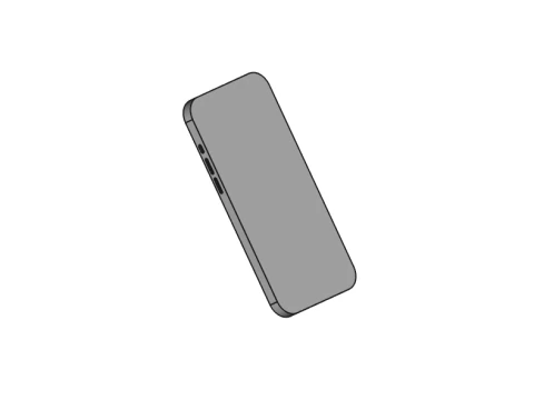 Modle CAO de liPhone 13 Pro Max 3D Print Model