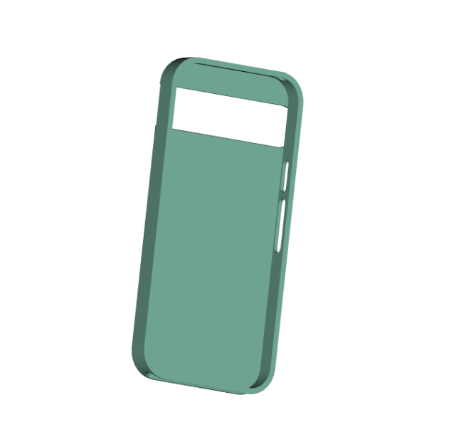 Google Pixel 8a case 3D Print Model .c4d .max .obj .3ds .fbx .stl .blend 