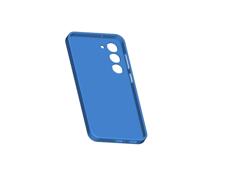 Samsung Galaxy S23 case 3D Принт Модель .c4d .max .obj .3ds .fbx .stl .blend 