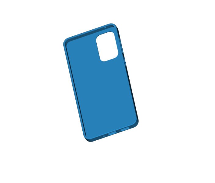 Samsung Galaxy A73 5G case 3D Print Model .c4d .max .obj .3ds .fbx .stl .blend 