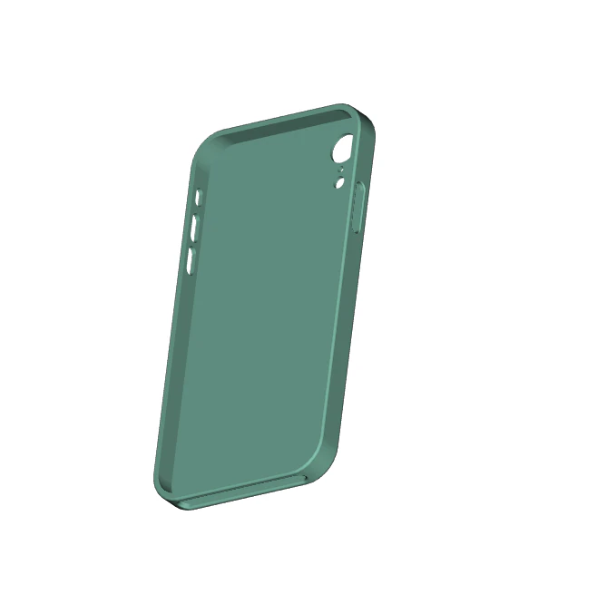 IPhone XR case 3D Print Model .c4d .max .obj .3ds .fbx .stl .blend 
