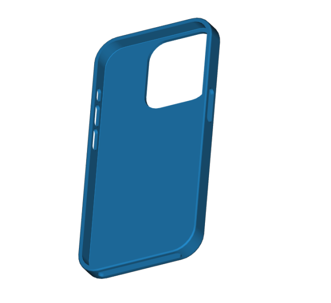 IPhone 14 Pro case 3D Print Model .c4d .max .obj .3ds .fbx .stl .blend 