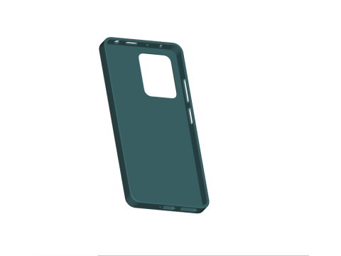 Xiaomi Redmi Note 12 Pro case 3D-Druckmodell