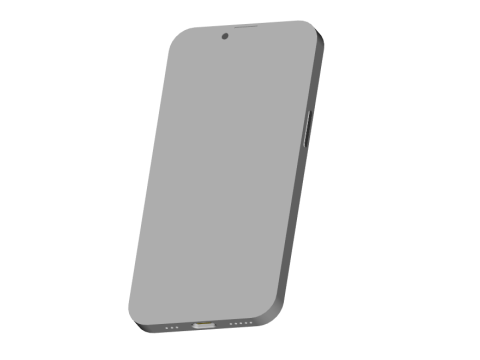IPhone 16e CAD Model Model Cetak 3D