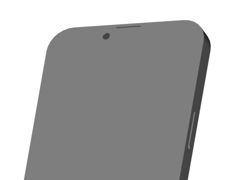 IPhone 16e CAD Model Model Cetak 3D