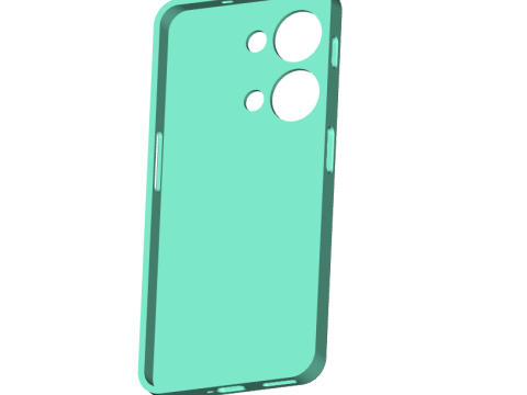 OnePlus Ace 2V case 3D-printmodel