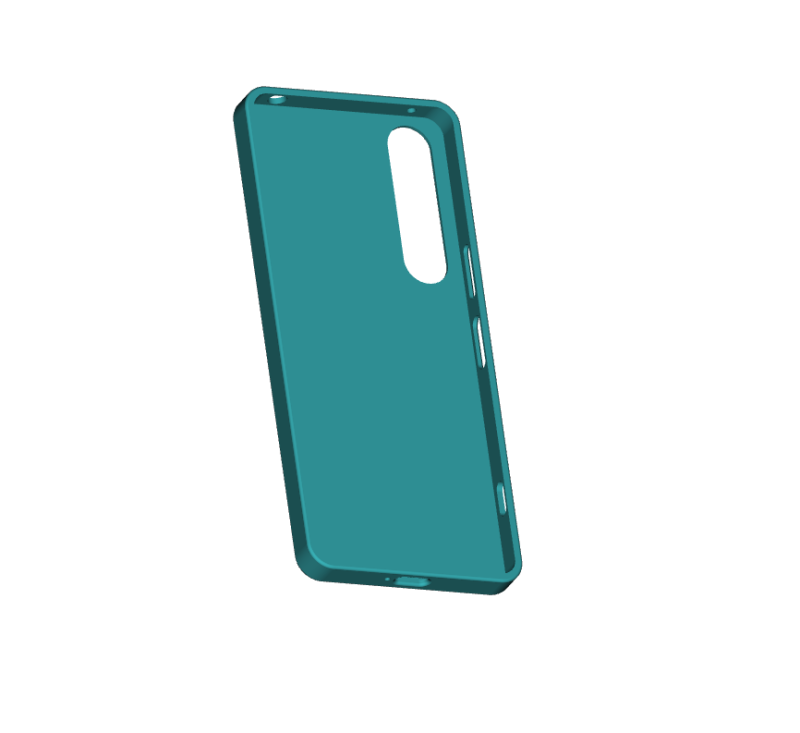 Sony Xperia 1 IV case Model Cetak 3D .c4d .max .obj .3ds .fbx .stl .blend