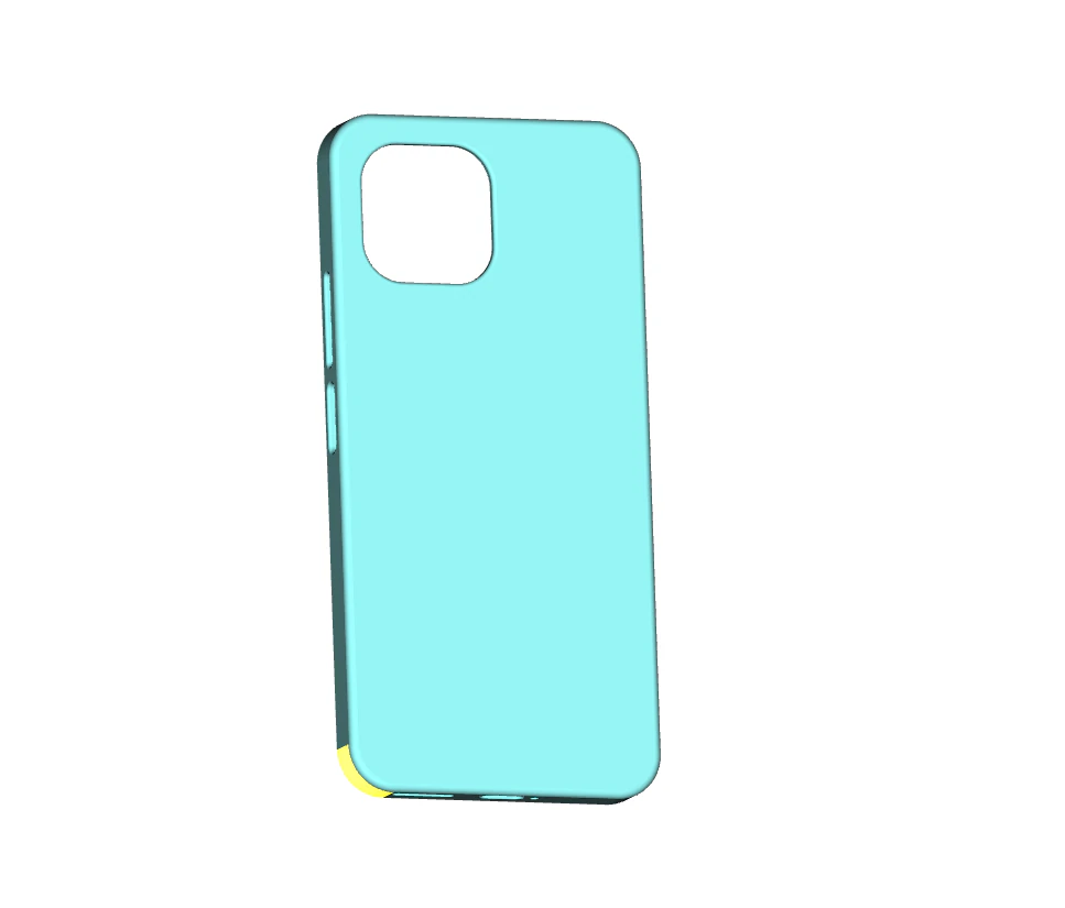 Xiaomi Mi 11 Lite case 3D Print Model .c4d .max .obj .3ds .fbx .stl .blend 