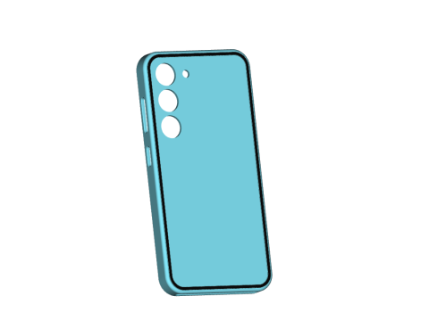 Samsung Galaxy S23 case 3D 프린트 모델
