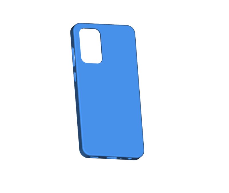 Samsung Galaxy A72 case 3D Print Model .c4d .max .obj .3ds .fbx .stl .blend 