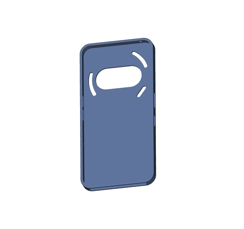 Nothing Phone 3a Case 3D Print Model .c4d .max .obj .3ds .fbx .stl .blend