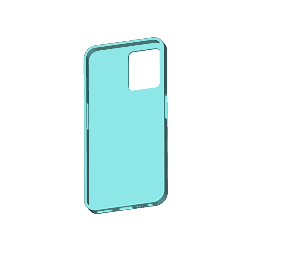 Realme C35 Case 3D Print Model .c4d .max .obj .3ds .fbx .stl .blend 