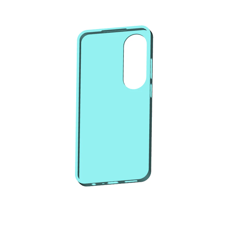 Oppo K12x Case 3D Print Model .c4d .max .obj .3ds .fbx .stl .blend
