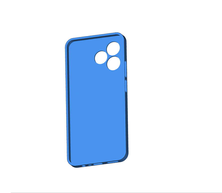 Realme Note 50 Case 3D Print Model .c4d .max .obj .3ds .fbx .stl .blend 