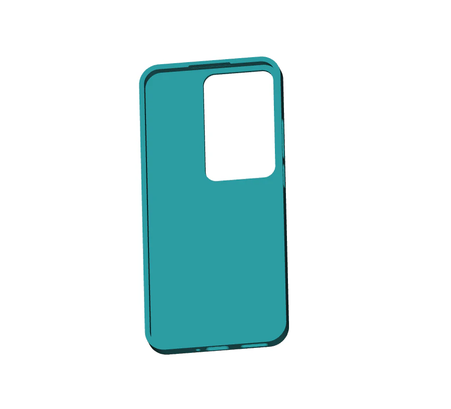 Oppo F25 Pro Case 3D Print Model .c4d .max .obj .3ds .fbx .stl .blend 