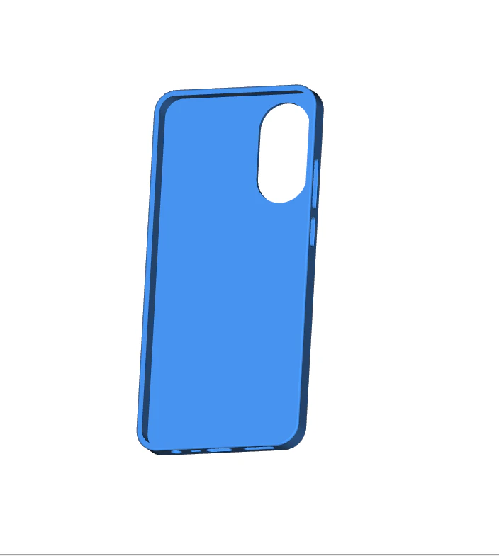 Oppo A78 4G Case 3D Print Model .c4d .max .obj .3ds .fbx .stl .blend 
