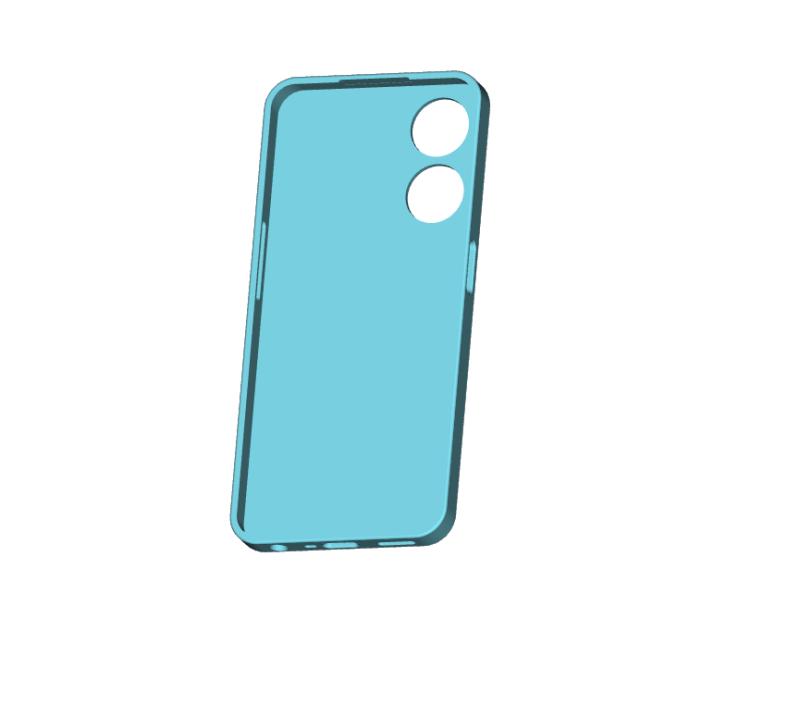 Oppo A78 Case Modelo de impresión 3D .c4d .max .obj .3ds .fbx .stl .blend 