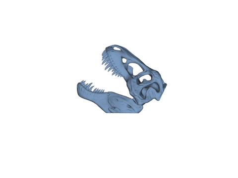Tyrannosaurus Rex Skull 3D-printmodel