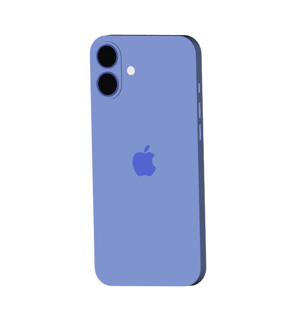 Apple iPhone 16 Plus CAD Model V2 3D Print Model .c4d .max .obj .3ds .fbx .stl .blend