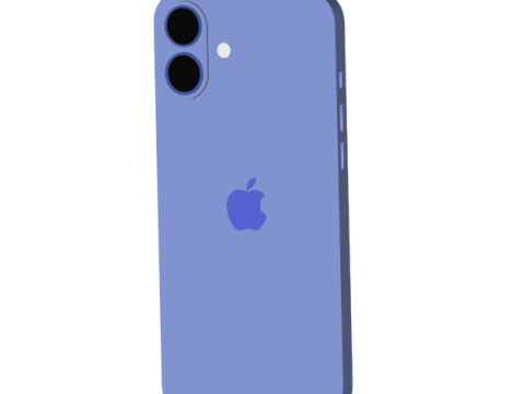 Apple iPhone 16 Plus CAD Model V2 Model do druku 3D