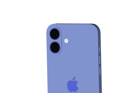 Apple iPhone 16 Plus CAD Model V2 Modèles 3D en vedette
