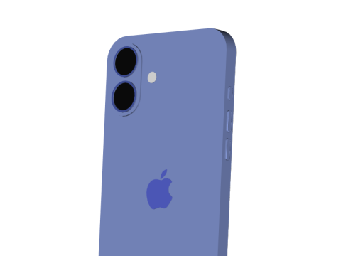 Apple iPhone 16 Plus CAD Model V2 Modèles 3D en vedette