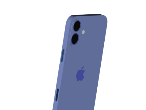 Apple iPhone 16 Plus CAD Model V2 Modèles 3D en vedette