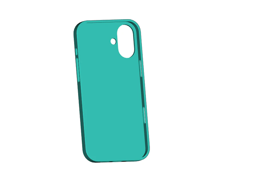 Apple iPhone 16 Plus Case 3D Print Model .c4d .max .obj .3ds .fbx .stl .blend 