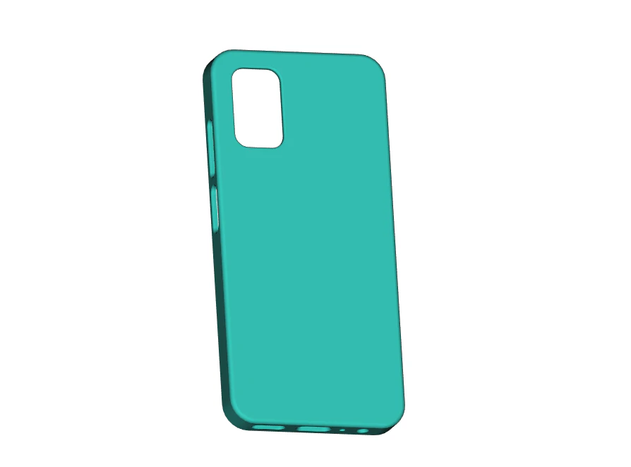 Samsung Galaxy A03s Case 3D Print Model .c4d .max .obj .3ds .fbx .stl .blend 
