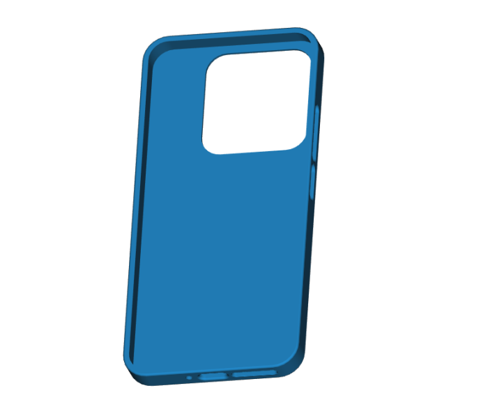 Xiaomi 14 Case 3D Print Model .c4d .max .obj .3ds .fbx .stl .blend 