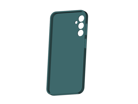 Samsung Galaxy M14 case Model Cetak 3D