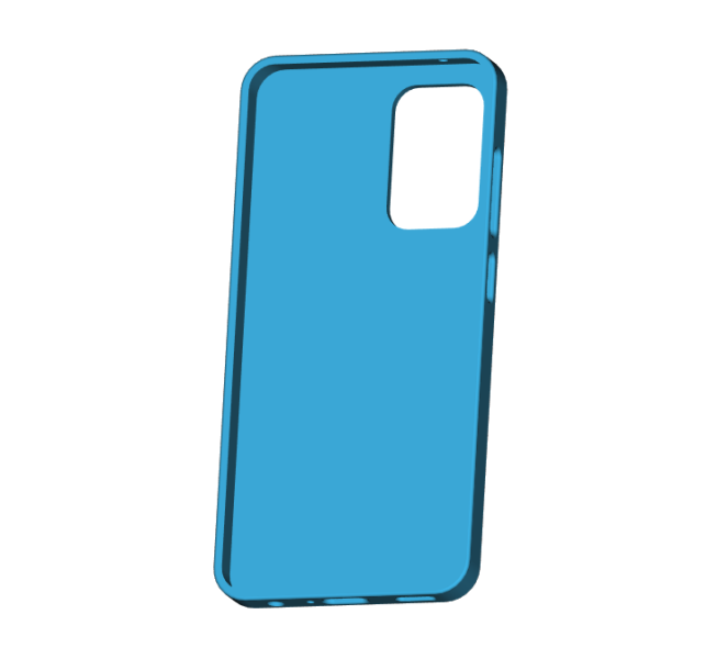 Samsung Galaxy A52 case 3D Принт Модель .c4d .max .obj .3ds .fbx .stl .blend 