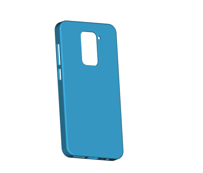 Xiaomi Redmi Note 9 Case 3D Druckmodell .c4d .max .obj .3ds .fbx .stl .blend