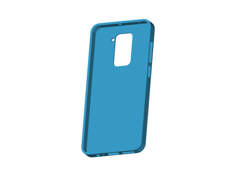 Xiaomi Redmi Note 9 Case 3D Druckmodell