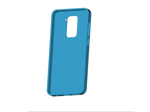 Xiaomi Redmi Note 9 Case 3D Druckmodell