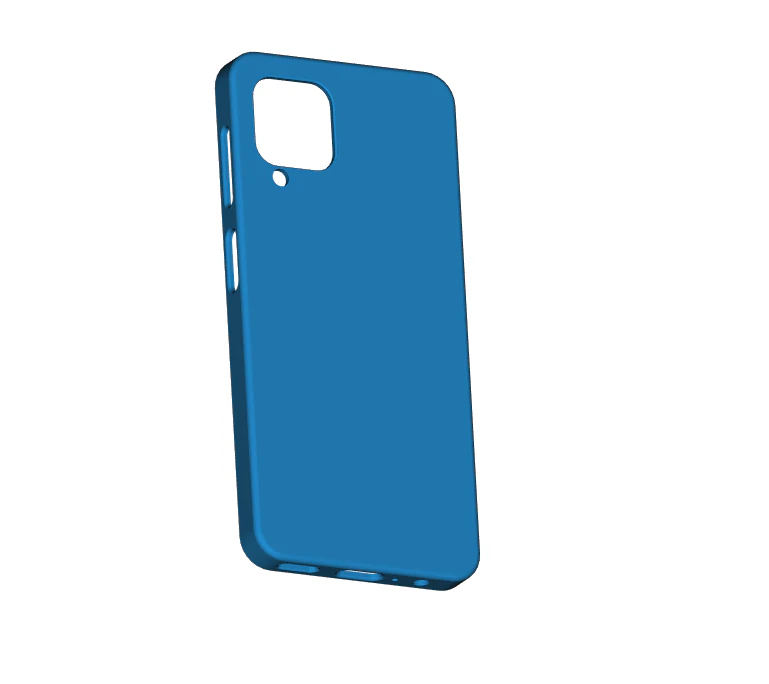 Samsung Galaxy A22 case 3D Print Model .c4d .max .obj .3ds .fbx .stl .blend