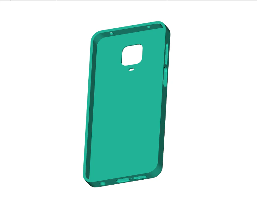 Xiaomi Redmi Note 9 Pro case 3D Print Model .c4d .max .obj .3ds .fbx .stl .blend