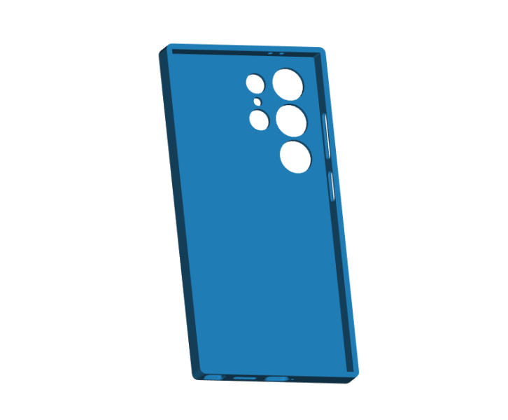 Samsung Galaxy S24 Ultra Case 3Dプリントモデル .c4d .max .obj .3ds .fbx .stl .blend