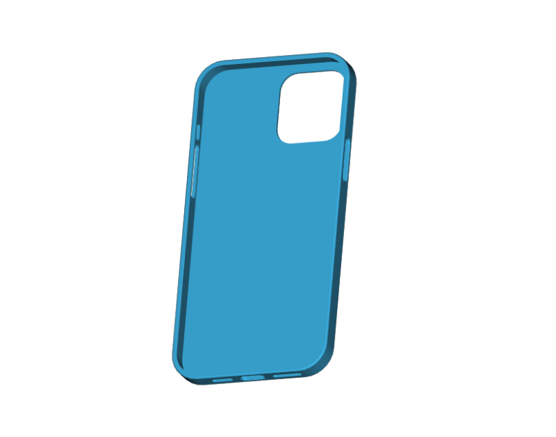 IPhone 12 Pro Max Case Model Cetak 3D .c4d .max .obj .3ds .fbx .stl .blend