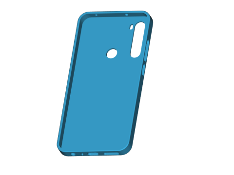 Xiaomi Redmi Note 8 Case 3D 프린트 모델