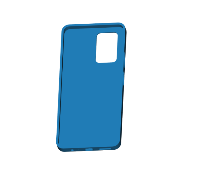 Infinix Note 10 Pro Case Model do druku 3D .c4d .max .obj .3ds .fbx .stl .blend