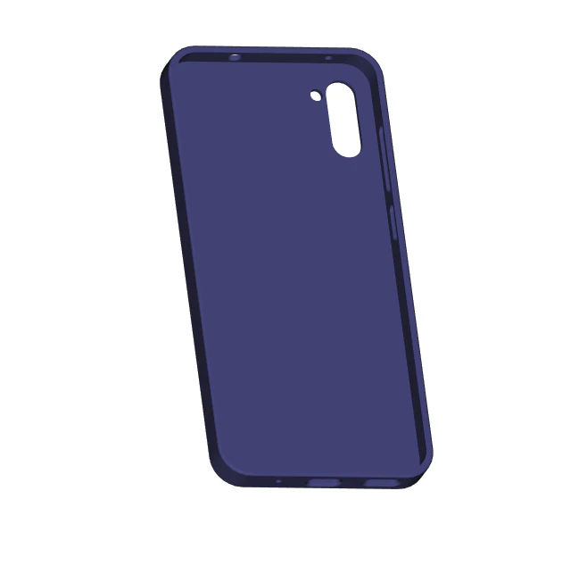 Samsung Galaxy M11 case 3D Print Model .c4d .max .obj .3ds .fbx .stl .blend 