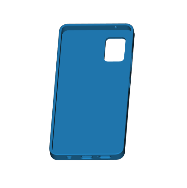 Samsung Galaxy A51 5G Case 3D Print Model .c4d .max .obj .3ds .fbx .stl .blend