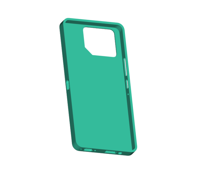 Asus ROG Phone 8 Pro Case 3D Print Model .c4d .max .obj .3ds .fbx .stl .blend