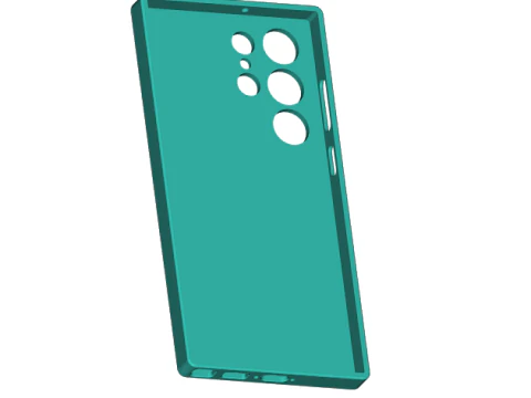 Samsung Galaxy S23 Ultra Case 3D Print Model